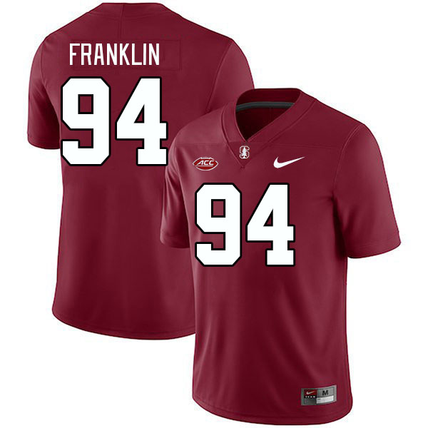 Men #94 Anthony Franklin Stanford Cardinal 2024 ACC Conference College Football Jerseys Stitched-Car